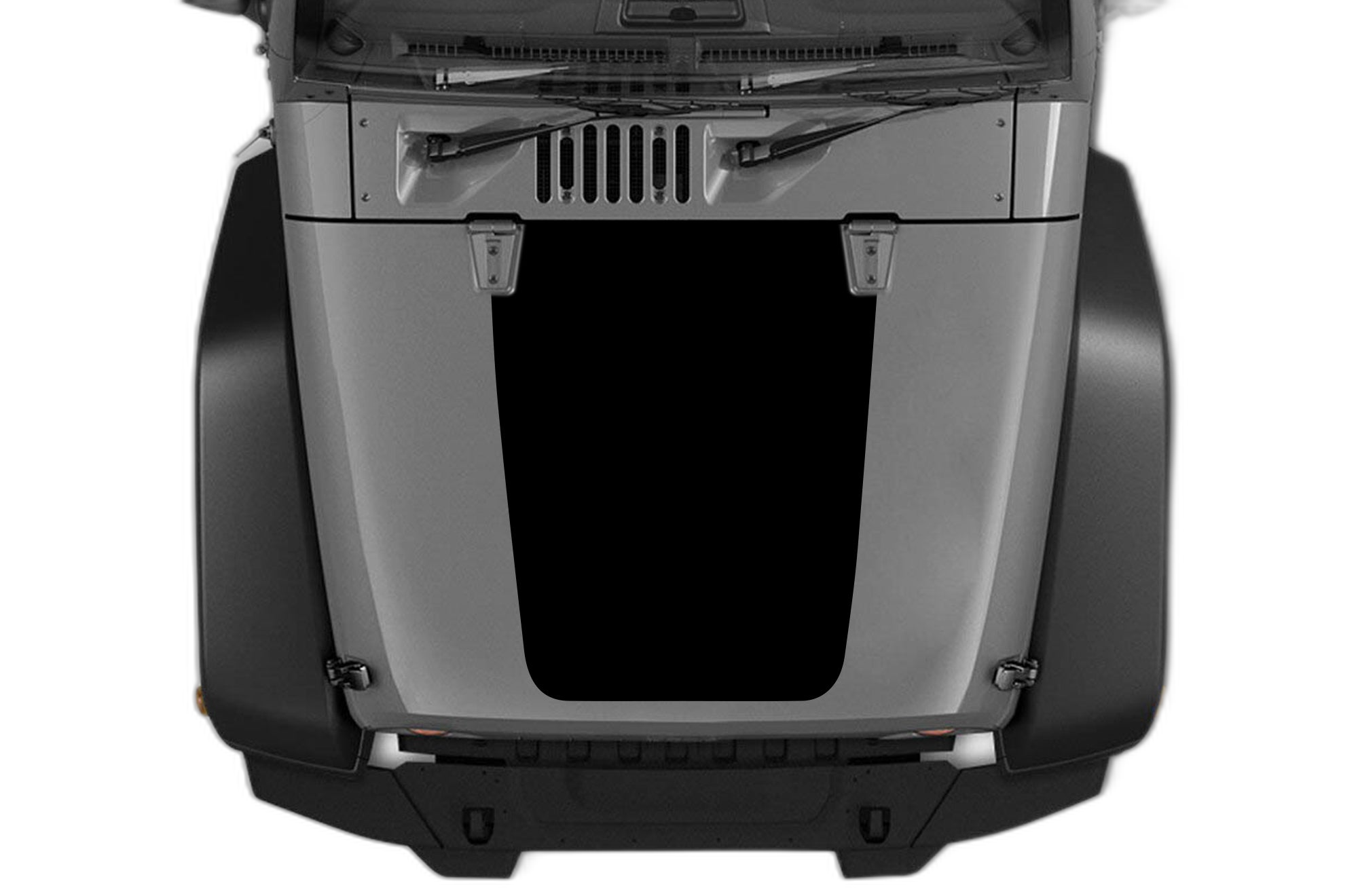 Solid Color Hood Decals Graphics for Jeep Wrangler JK