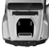 Solid hood graphics decals compatible with Jeep Gladiator JT Mojave