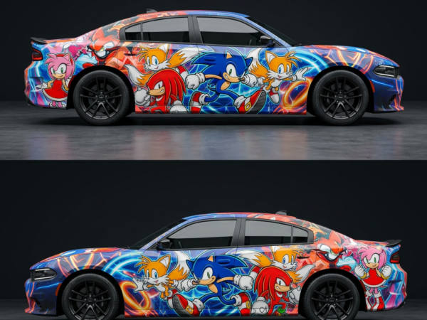 🦔 Sonic The Hedgehog Car Wrap - Gotta Go Fast