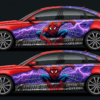 ⚡ Spider-Man Lightning Car Wrap