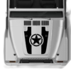 Tattered Star Hood Decals Graphics for Jeep Wrangler TJ