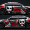 🃏❓ The Joker "Why So Serious?" Abstract Car Wrap