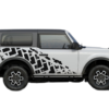 Tire Truck Side Decals Graphics for Ford Bronco 2 Doors