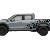 Tire truck side decals graphics compatible with Ford F150 Raptor