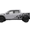Tire truck side decals graphics compatible with Ford F150 Raptor 2017-2020
