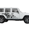 Tire Truck Side Decals Graphics for Jeep Wrangler JK
