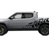 Tire truck side decals graphics compatible with Rivian R1T