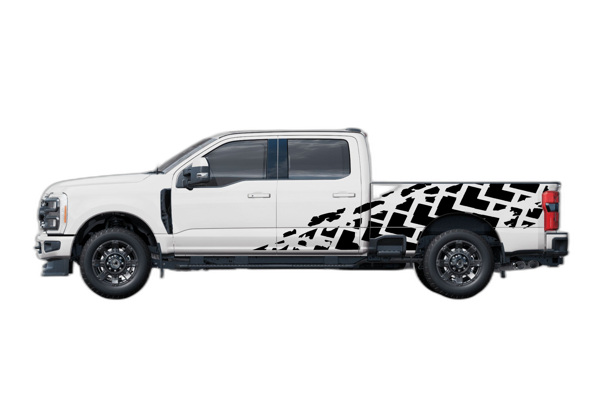 Tire Truck Side Graphics for Ford F250