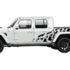 Tire truck side graphics decals compatible with Jeep Gladiator JT