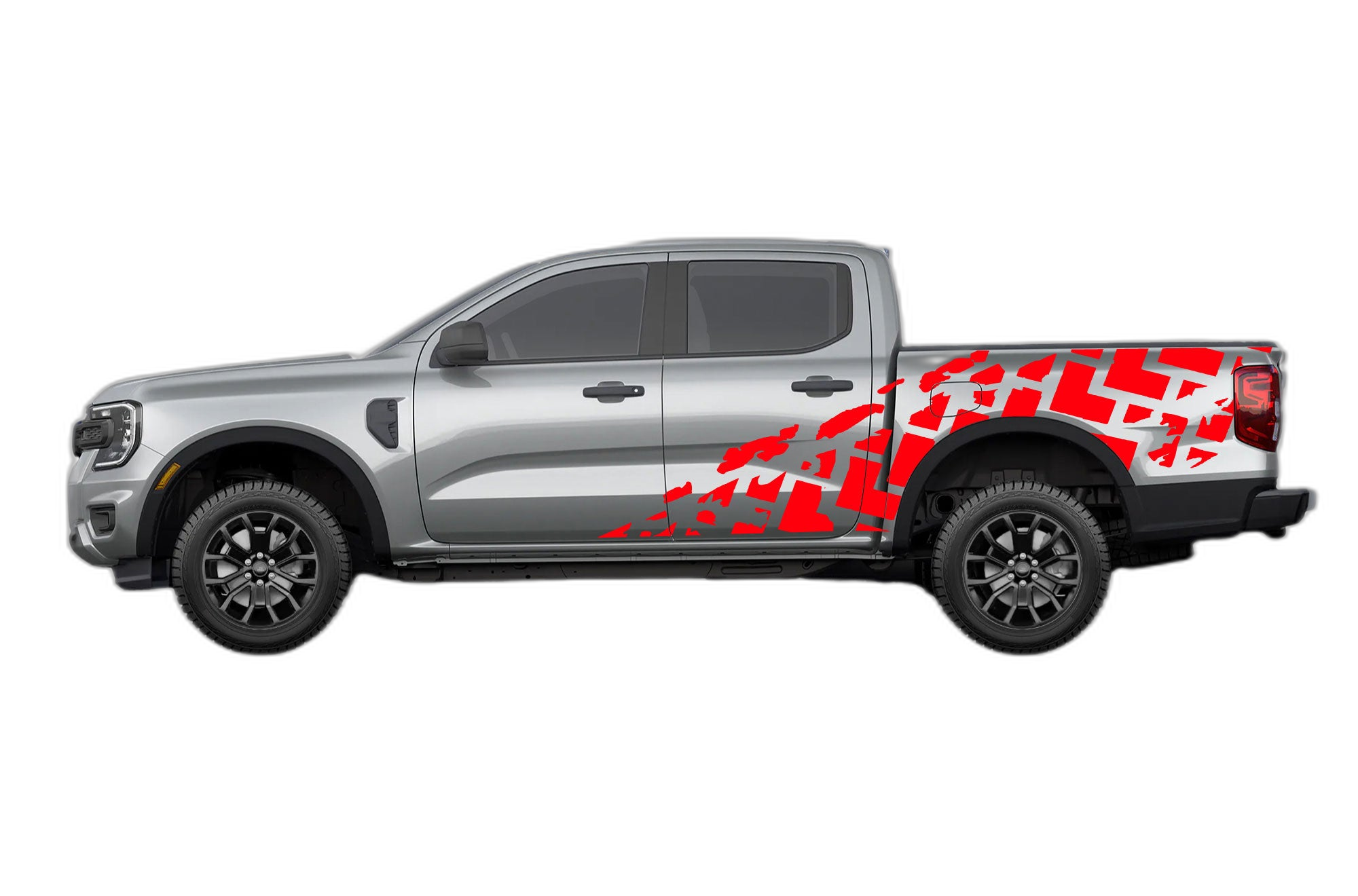 Tire Truck Decals and Side Graphics for Ford Ranger - Image 2