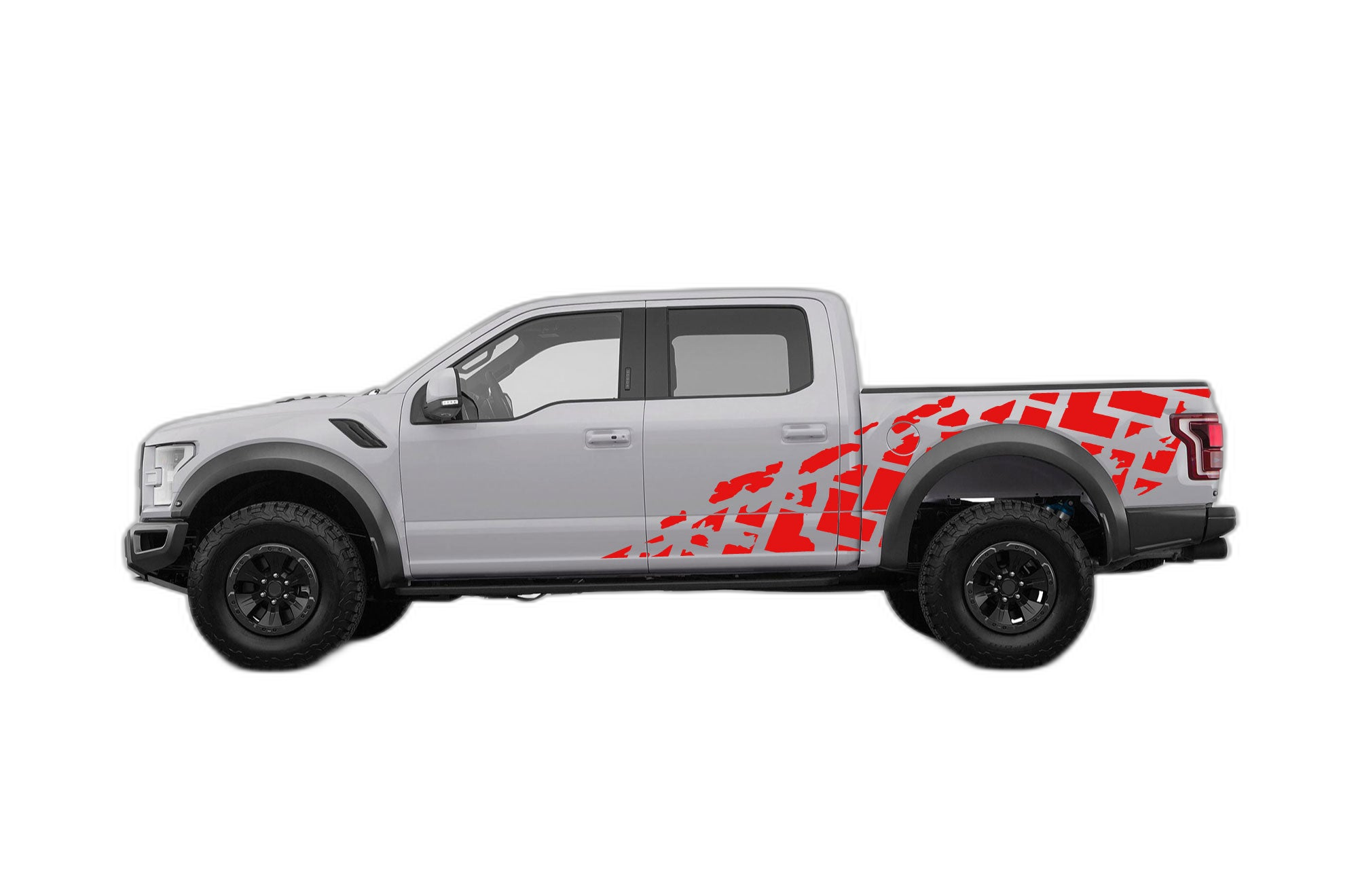 Tire Truck Side Decals Graphics for Ford F150 Raptor 2017-2020 - Image 2
