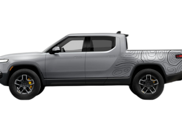 Topographic bed decals graphics compatible with Rivian R1T
