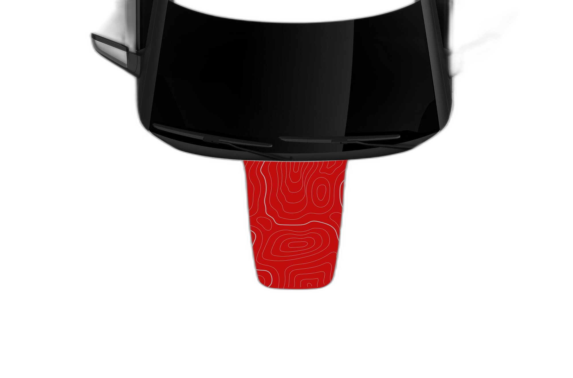 Topographic center hood graphics decals compatible with Ford Explorer 2013-2015 - Image 2