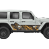 Track stamp side panel graphics decals compatible with Jeep Wrangler JL