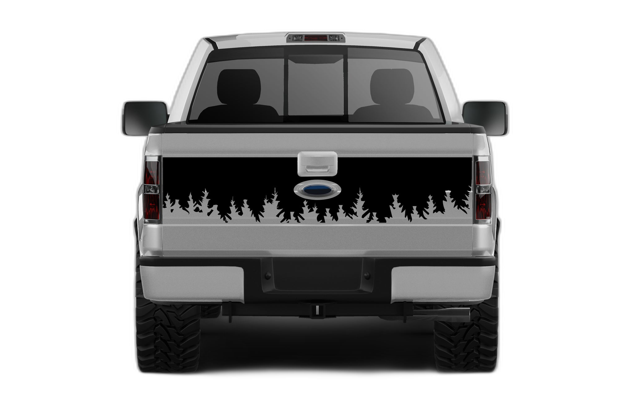 Tree Line Hood and Tailgate Decals Graphics for Ford F150 2009-2014