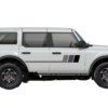 Triple Hockey Stripes Graphics for Ford Bronco