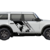 Triple mountain shape decals graphics compatible with Ford Bronco