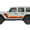 Triple Retro Side Stripes Graphics for Wrangler JL
