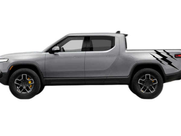 Triple Thunderbolt Bed Decals Graphics for Rivian R1T