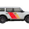 Triple Topographic Shape Decals Graphics for Ford Bronco