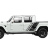 Triple topographic shape side graphics decals compatible with Jeep Gladiator JT