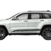 Triple way side stripes graphics decals compatible with Jeep Grand Cherokee 2011-2021