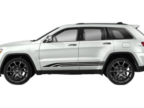 Triple Way Side Stripes Graphics for Jeep Grand Cherokee 2011-2021