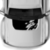 Upgraded hood graphics decals compatible with Ford Bronco
