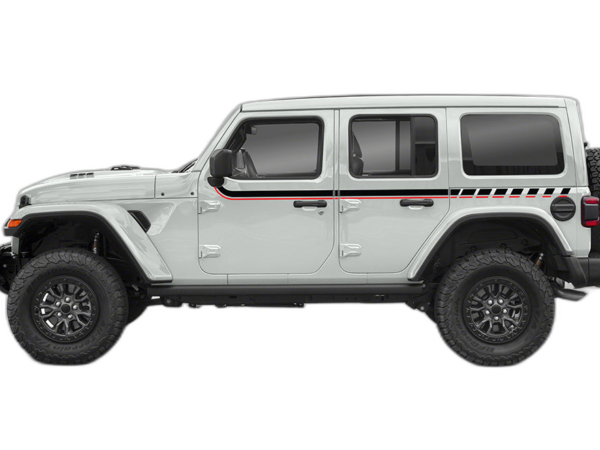 Upper Body Side Stripes Graphics for Wrangler JL