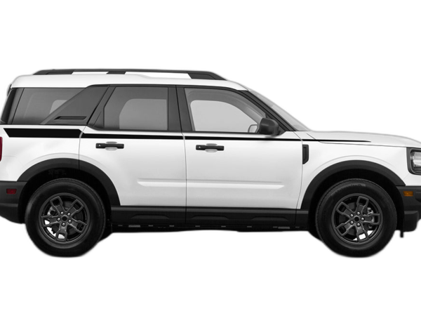 Upper Edge Side Stripes Graphics for Ford Bronco Sport