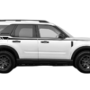 Upper retro side stripes graphics decals compatible with Ford Bronco Sport