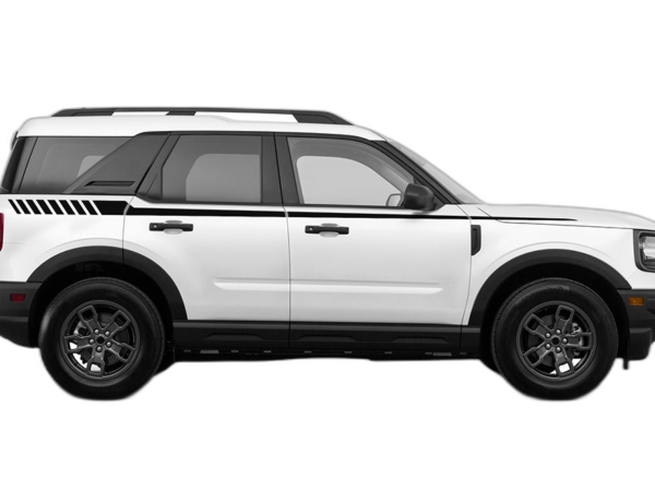 Upper Retro Side Stripes Graphics for Ford Bronco Sport