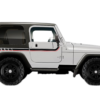 Upper body side stripes decals graphics compatible with Jeep Wrangler TJ