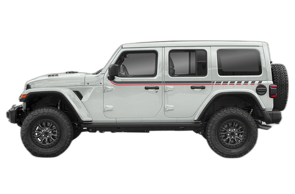 Upper Body Side Stripes Graphics for Wrangler JL - Image 4