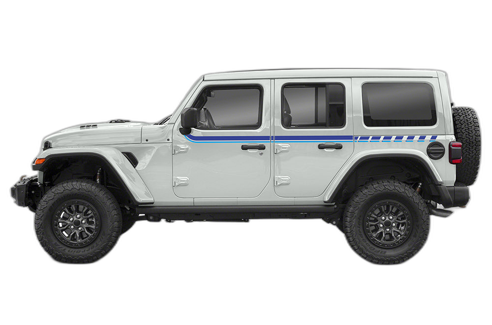Upper Body Side Stripes Graphics for Wrangler JL - Image 7