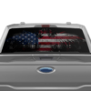 US eagle perforated rear window decal graphics compatible with Ford F150