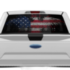 US eagle perforated rear window decal graphics compatible with Ford F150 2015-2020