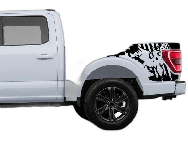 US Eagle Side Bed Decals Graphics for Ford F150