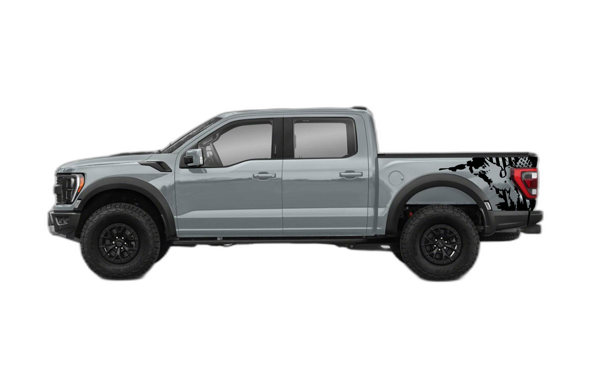 US Eagle Side Bed Decals Graphics for Ford F150 Raptor