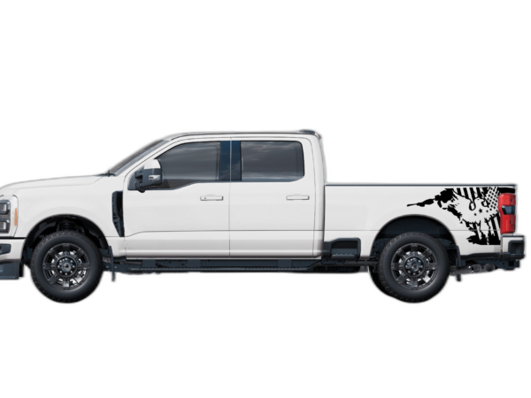 US eagle side bed decals graphics compatible with Ford F250