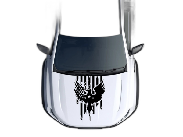 US flag eagle hood decals graphics compatible with Ford Ranger 2019-2023