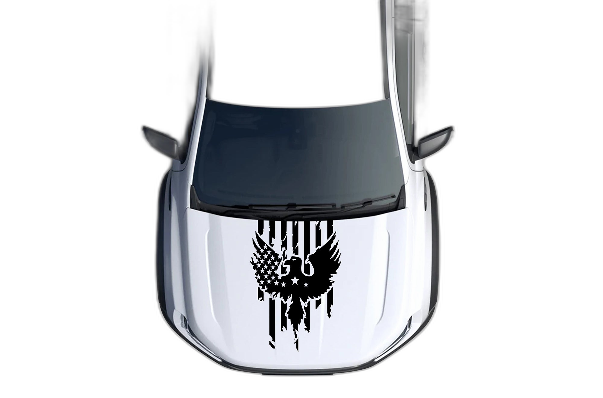 US Flag Eagle Hood Decals Graphics for Ford Ranger 2019-2023