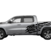 US Flag Side Decals Graphics for Dodge Ram