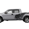 US flag side decals graphics compatible with Ford F150 2009-2014