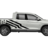 US flag side decals graphics compatible with Honda Ridgeline