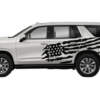 US Flag Side Graphics for Chevrolet Tahoe