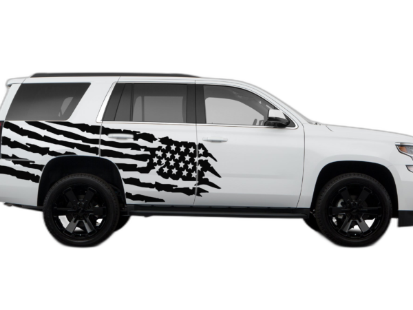 US Flag Side Graphics for Chevrolet Tahoe 2015-2020