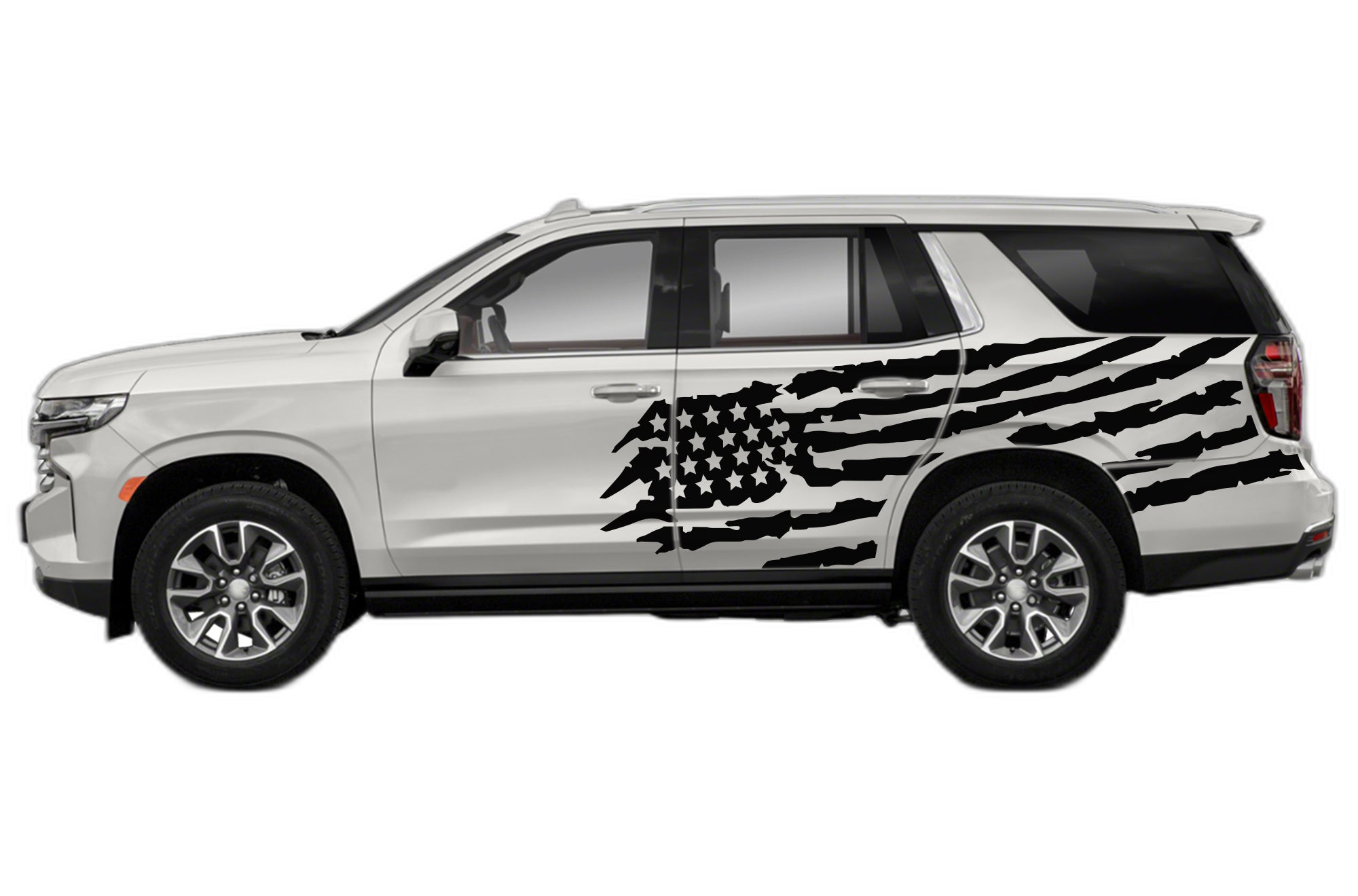 US Flag Side Graphics for Chevrolet Tahoe