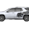 US Flag Side Graphics for Chevrolet Traverse 2018-2023