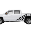 US flag side graphics decals compatible with GMC Sierra 2014-2018